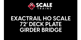 ExactRail HO Scale 72' Deck Plate Girder Bridge