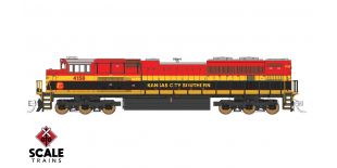 Fox Valley Models N Scale EMD SD70ACe, Kansas City Southern/Belle