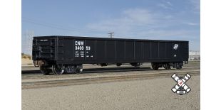 Kit Classics HO Scale CB&Q Havelock Shops 52’ 6” Gondola, Chicago & NorthWestern/C&NW