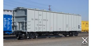 Rivet Counter HO Scale GATC 4180 Airslide Covered Hopper, Illinois Central (R2) by ScaleTrains.com
