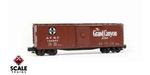 S-Helper S Scale USRA 40’ Rebuilt Steel Boxcar, Santa Fe/Grand Canyon