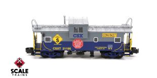 S-Helper S Scale ICC Wide-Vision Caboose, CSX/CSXT