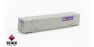 Operator N Scale CIMC 53’ Corrugated Dry Container, FedEx/Color Logo