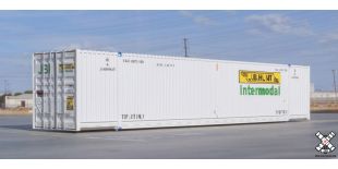 Operator HO Scale CIMC 53’ Corrugated Dry Container, JB Hunt/JBl Logos on Ends by ScaleTrains.com