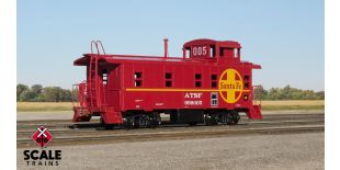 Kit Classics HO Scale Steel Cupola Caboose, Santa Fe			