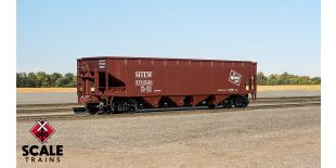 Kit Classics HO Scale 40' 70-Ton 4-Bay Open Hopper, Milwaukee Road