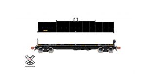 Rivet Counter HO Scale Thrall-Trinity 42’ Coil Steel Car, Kansas City Southern