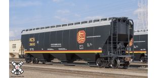 Operator HO Scale Gunderson 5188 Covered Hopper, Kansas City Southern/Belle