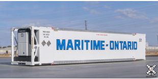 Operator HO Scale CIMC 53’ Reefer Container, Maritime-Ontario by ScaleTrains.com