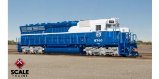 Museum Quality HO Scale EMD SD45X, EMD Demonstrator/EMD Version