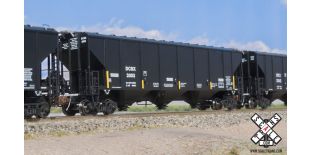 Rivet Counter N Scale Thrall 4727cf Carbon Black Covered Hopper by ScaleTrains.com