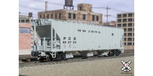 Rivet Counter N Scale PS-4785 Covered Hopper, Penn Central/Gray/PCB (R2) by ScaleTrains.com