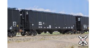 Rivet Counter N Scale Thrall 5750cf Carbon Black Covered Hopper by ScaleTrains.com