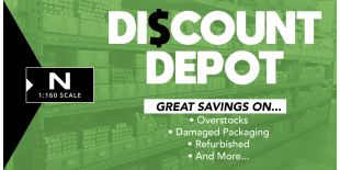 Discount Depot N-Scale Locomotives and Freight Cars