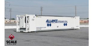 Operator N Scale CIMC 53’ Reefer Container, Alliance Shippers