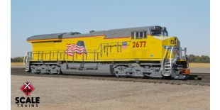 Operator N Scale GE Tier 4 GEVo ET44C4, Union Pacific/Building America (R3) by ScaleTrains.com