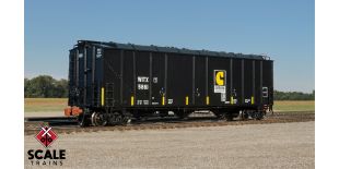 Rivet Counter N Scale 5750 Carbon Black Covered Hopper, Witco/WITX (R2) by ScaleTrains.com