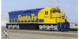 Operator HO Scale EMD SD45, Santa Fe/Blue & Yellow Warbonnet (R1) by ScaleTrains.com