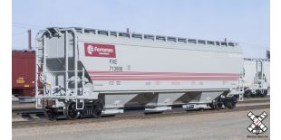 Operator HO Scale Gunderson 5188cf Covered Hopper, Ferromex (R3) by ScaleTrains.com