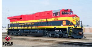 Operator HO Scale GE ES44AC, Kansas City Southern/Belle