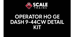 Operator HO GE DASH 9-44CW Detail Kit