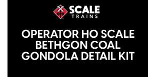 Operator HO Scale Bethgon Coal Gondola Detail Kit