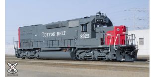 Rivet Counter HO Scale EMD SD40T-2, Cotton Belt (R3) by ScaleTrains.com