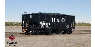 Fox Valley Models HO Scale USRA 55-Ton 2-Bay Open Hopper, Baltimore & Ohio/B&O