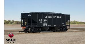 Fox Valley Models HO Scale USRA 55-Ton 2-Bay Open Hopper, Clinchfield/CC&O