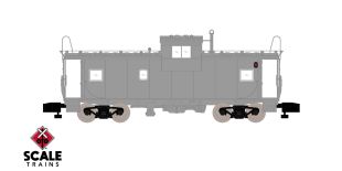 S-Helper S Scale ICC Wide-Vision Caboose, Undecorated Kit