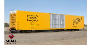 Rivet Counter HO Scale Thrall 86' High-Cube Double-Plug-Door Boxcar, Frisco/SLSF