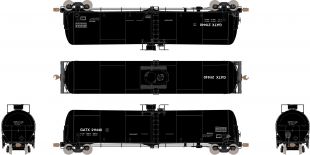 HO TrinityRail 31K Crude Oil Tank Car, GATX with Full Ladders by ScaleTrains.com