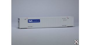 Operator HO Scale CIMC 53’ Corrugated Dry Container, FedEx