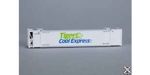 Operator N Scale CIMC 53’ Reefer Container, Tiger Cool Express