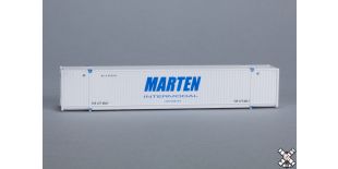 Operator N Scale CIMC 53’ Corrugated Dry Container, Marten