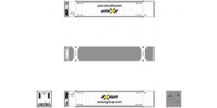 Operator N Scale CIMC 53’ Reefer Container, Axsun