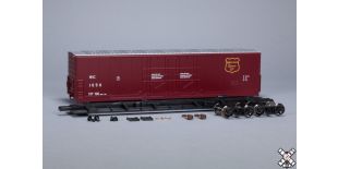 Kit Classics HO Scale Evans 5100 RBL Boxcar, Wisconsin Central