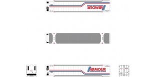 Operator N Scale CIMC 53’ Reefer Container, Armour