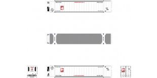 Operator N Scale CIMC 53’ Reefer Container, White Arrow with Logo