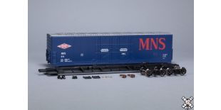 HO Evans (USRE) 5100 RBL 8’ Double-Plug-Door Boxcar, Minneapolis Northfield & Southern MNS by ScaleTrains.com