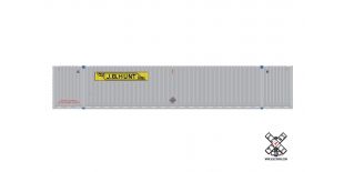 Operator HO Scale CIMC 53’ Corrugated Dry Container, JB Hunt/Gray