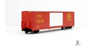 Kit Classics HO Scale Evans 5100 RBL Boxcar, Florida East Coast/Red by ScaleTrains.com