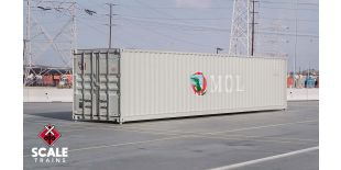 Operator HO Scale CIMC 40’ Modern Angled Container, MOL