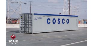 Operator HO Scale CIMC 40’ Tarp Top Container, Cosco