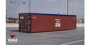 Operator HO Scale CIMC 40’ Tarp Top Container, Zim