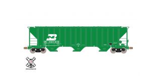 Operator HO Scale Pullman-Standard PS-2CD 4785cf Covered Hopper, Burlington Northern (R3) by ScaleTrains.com