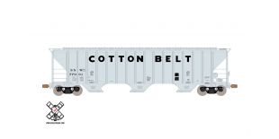 Operator HO Scale Pullman-Standard PS-2CD 4785cf Covered Hopper, Cotton Belt/SSW (R3) by ScaleTrains.com