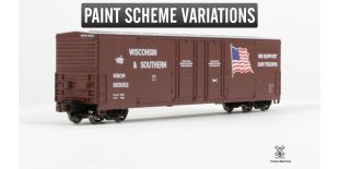 Kit Classics HO Scale Evans 5100 RBL Boxcar, Wisconsin and Southern by ScaleTrains.com