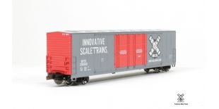 Kit Classics HO Scale Evans 5100 RBL Boxcar, ScaleTrains.com/Gray