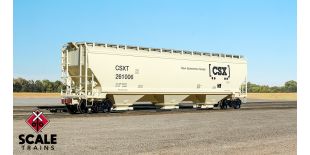 Operator HO Scale Gunderson 5188 Covered Hopper, CSX/Boxcar Logo